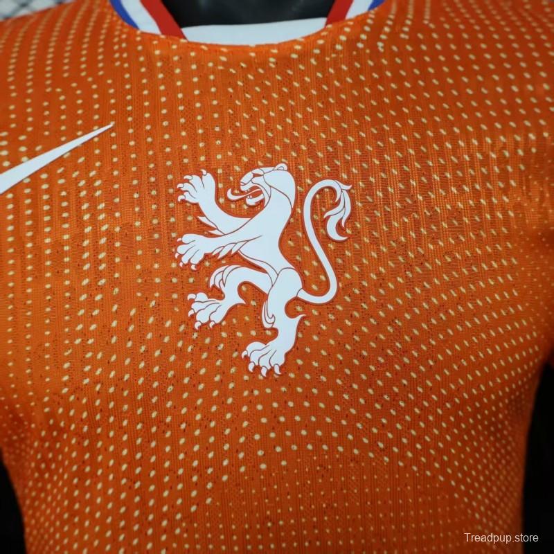 Player Version 2025 Netherlands Home Jersey