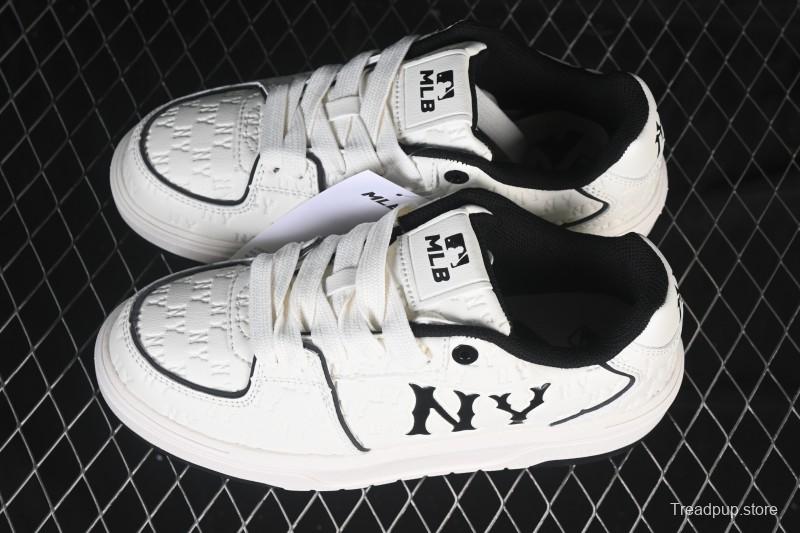 New York Yankees Bigball Chunky Embo Monogram Height Increasing Thick Sole Casual Sneakers - 3ASXE035N50CRL