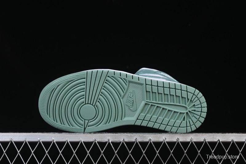 Nike Air Jordan 1 Mid Jade Smoke - BQ6472-138