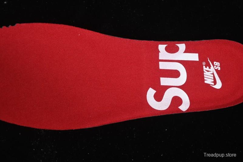 Nike Supreme x Dunk SB Dunk Low Brown Yellow Low-Top Casual Skate Shoes - HQ8487-300