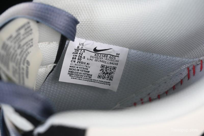 Nike Air Force 1 '07 Low Gucci Collaboration Off-White Black Canvas Hook Low-Top Casual Sneakers - XD2588-605