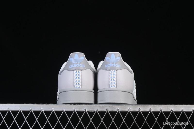 Adidas Superstar II J Casual Sneakers with Shell Toe Design - JQ8729