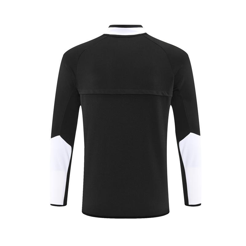 Retro 02/03 Manchester United Black Half Zipper Jacket