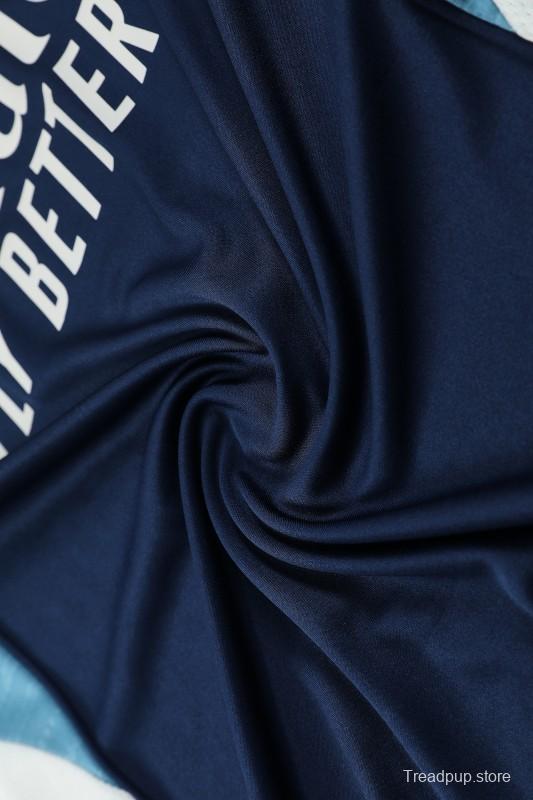 25/26 Real Madrid Navy Short Sleeve Jersey+Shorts