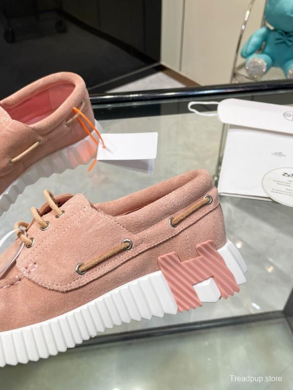 Hermès Classic Casual Sports Shoes with Exaggerated H Logo and Heightening Design - LY00300