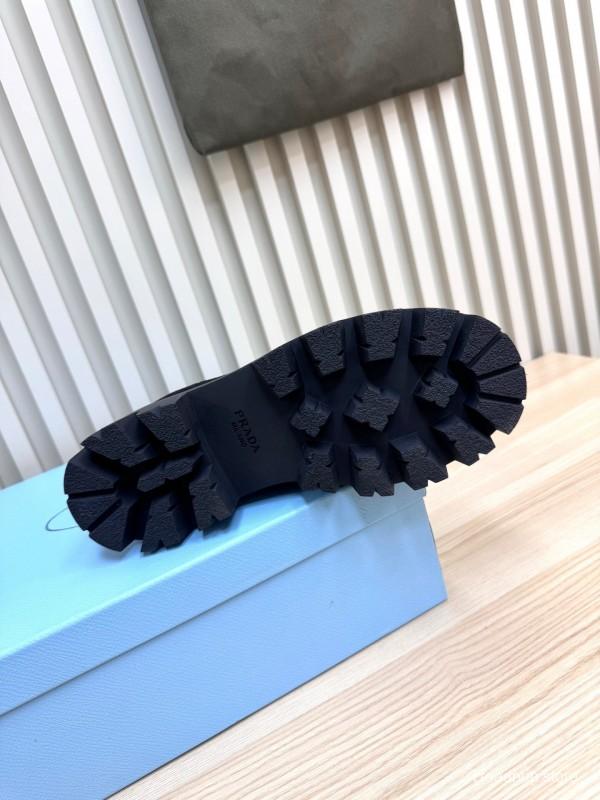 Prada 2025 SS Platform Ankle Boots - LY0340