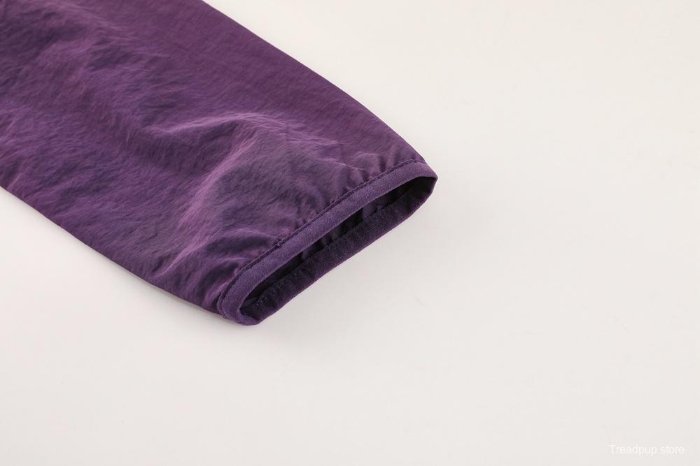 25/26 Manchester United Purple S-2XL Half Zipper Jacket+Long Pants