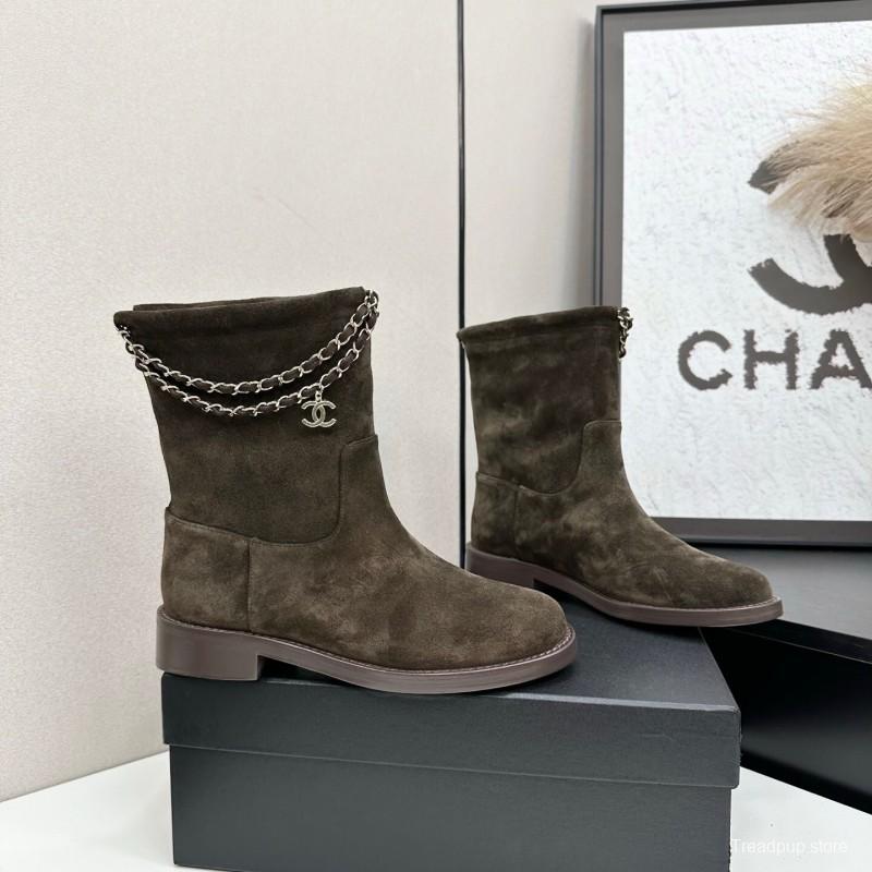 Chanel 2025 SS Short Boots Essential Fall Winter Item - LY00420