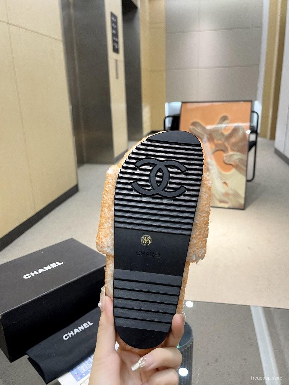 Chanel 2025 SS New Wool Slippers Soft Wool - LY00280