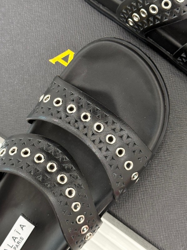 Alaia Spring Summer 2025 Hollow-Out Casual Sandals - KFY00260
