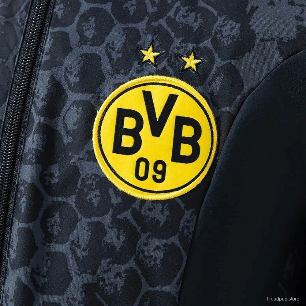 2026 Dortmund Black Reversible Jacket Windbreaker