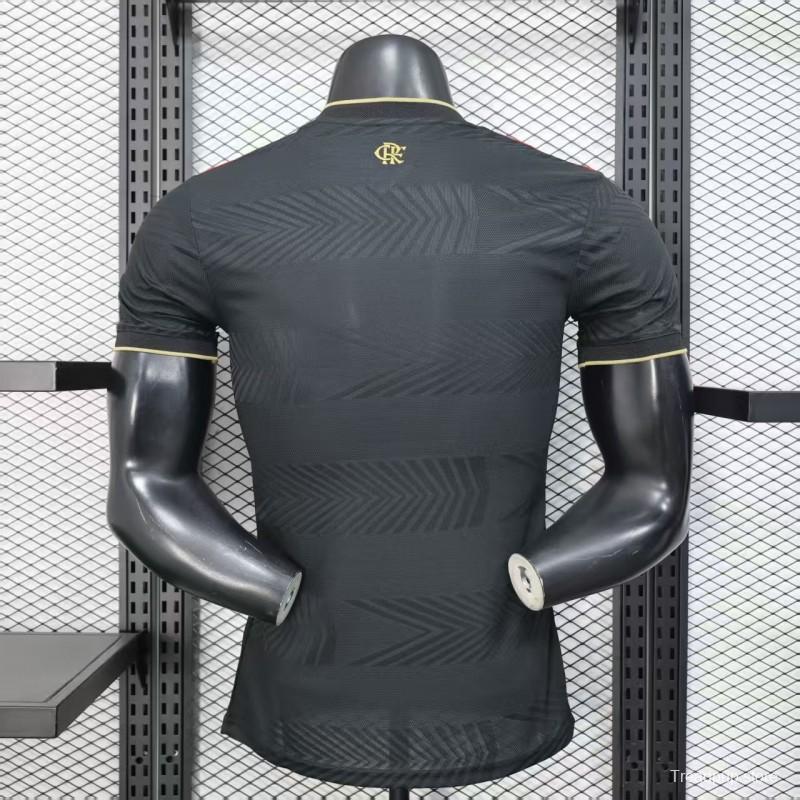 25/26 Player Version  Flamengo Away Black Jersey