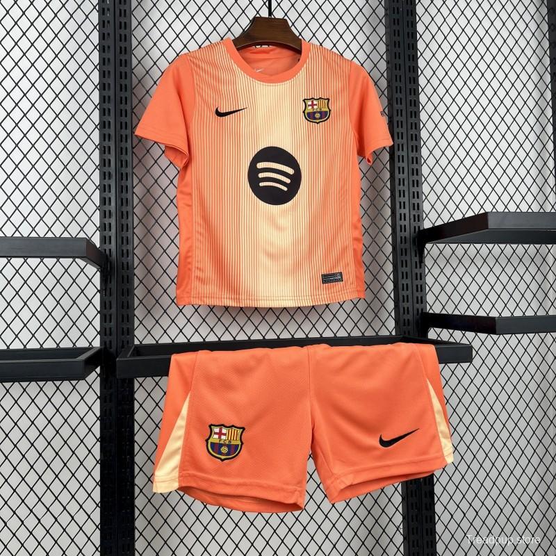 2025/26 Kids Barcelona Goalkeeper Kit