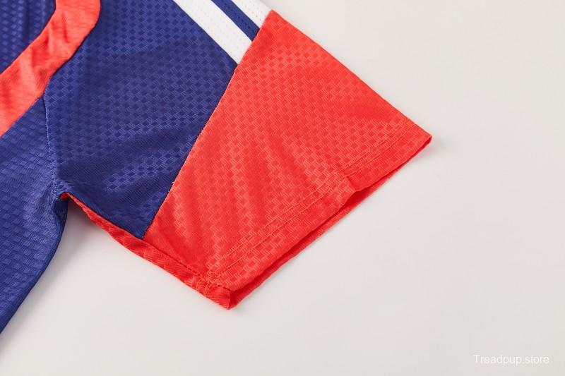 26/27 Japan  Blue  Short Sleeve+Soccer Shorts