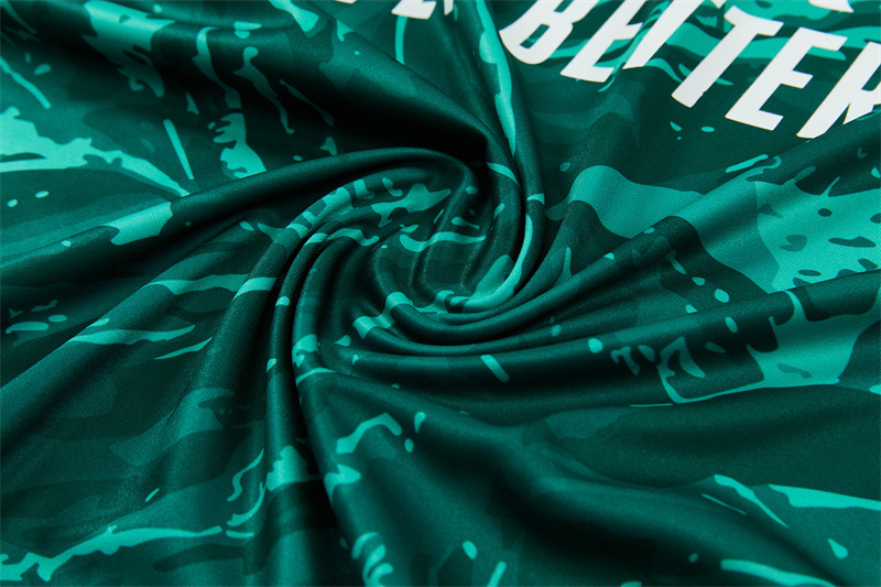 2026 Real Madrid Dark Green Camouflage  Half Zipper Jacket Tracksuit + Long Pants (Adidas)