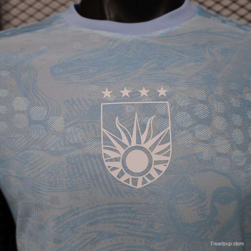 Player Version 2026 Uruguay Home  Light Blue Special Edition Jersey