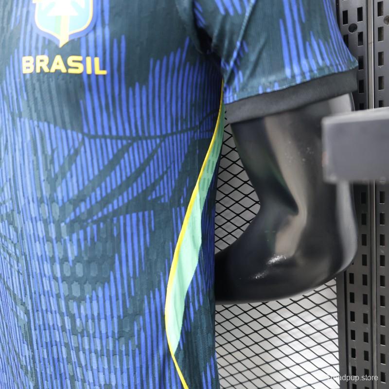 Player Version 2026 Brazil Navy Blue  Special Edition Away Jersey
