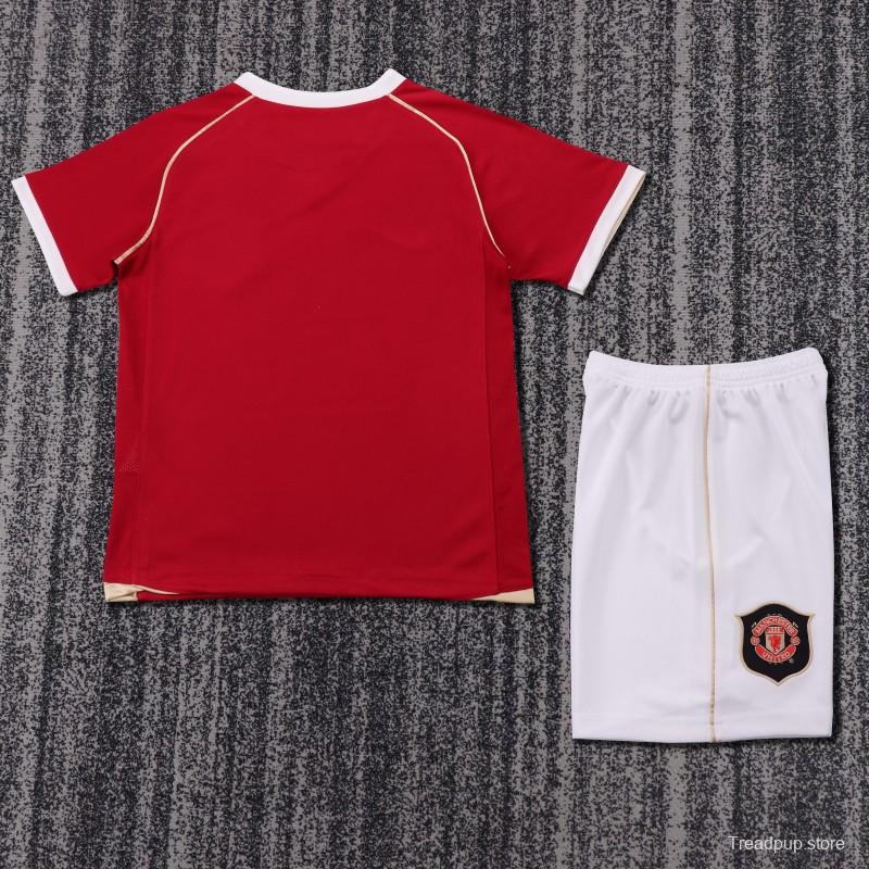 Retro Kids 06/07 Manchester United Home Jersey