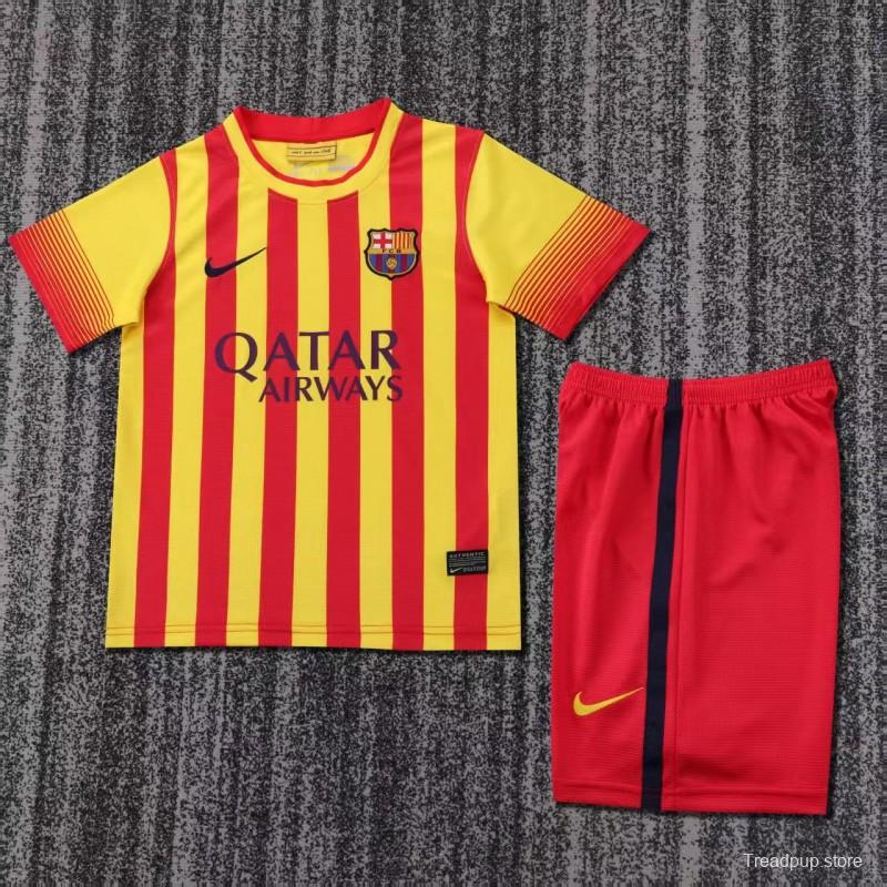 Retro Kids 13/14 FC Barcelona Away Jersey