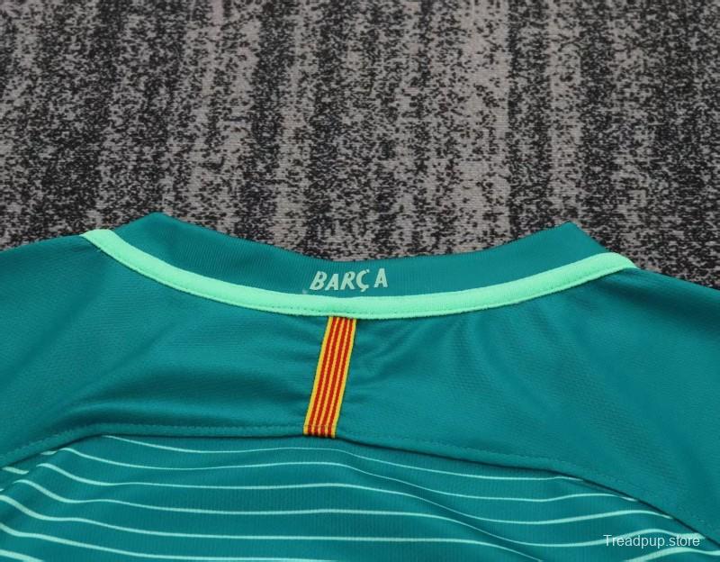 Retro Kids 16/17 Barcelona Third Away Jersey