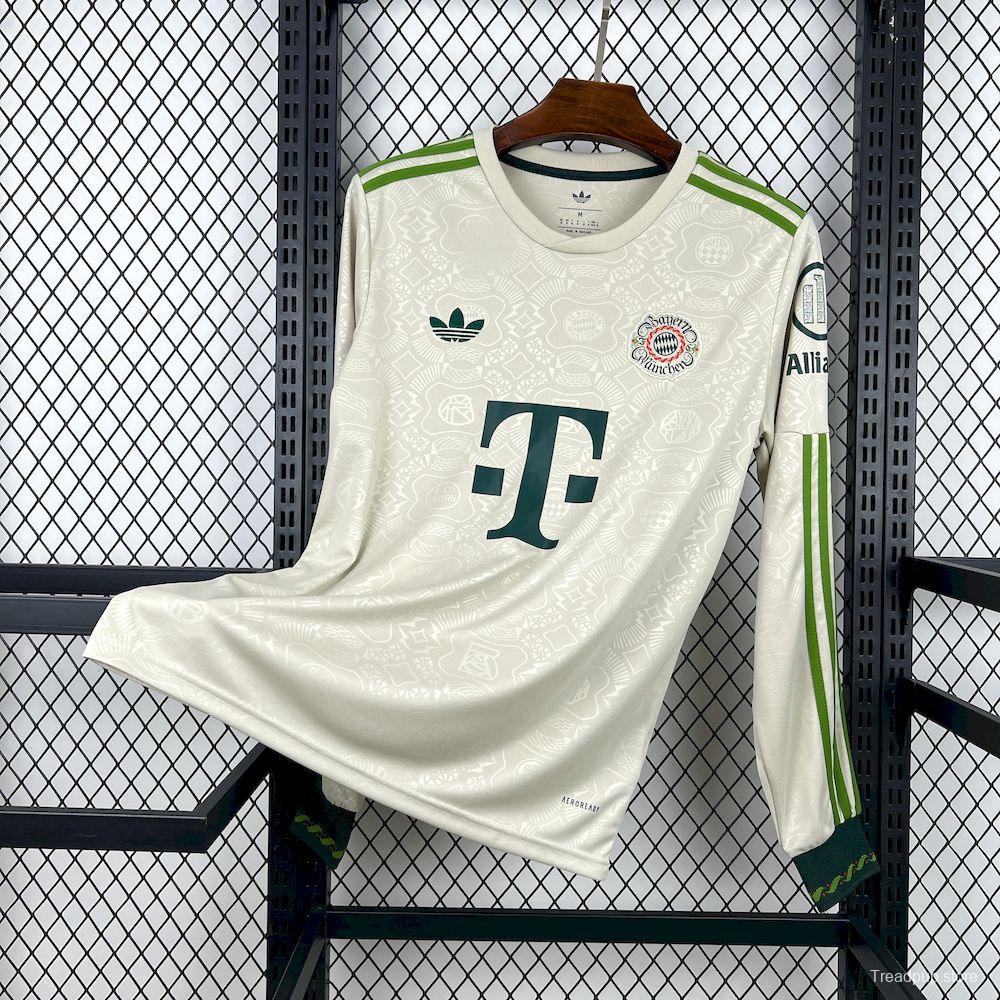 2025/26 Mens Bayern Munich Oktoberfest Long Sleeve Jersey