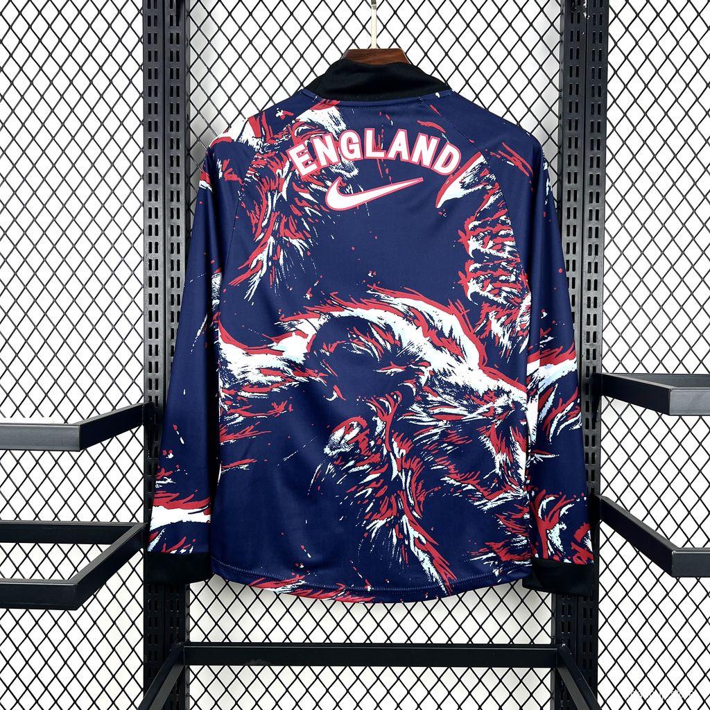 2026 Mens England Hollywood Goalkeeper Long Sleeve Jersey