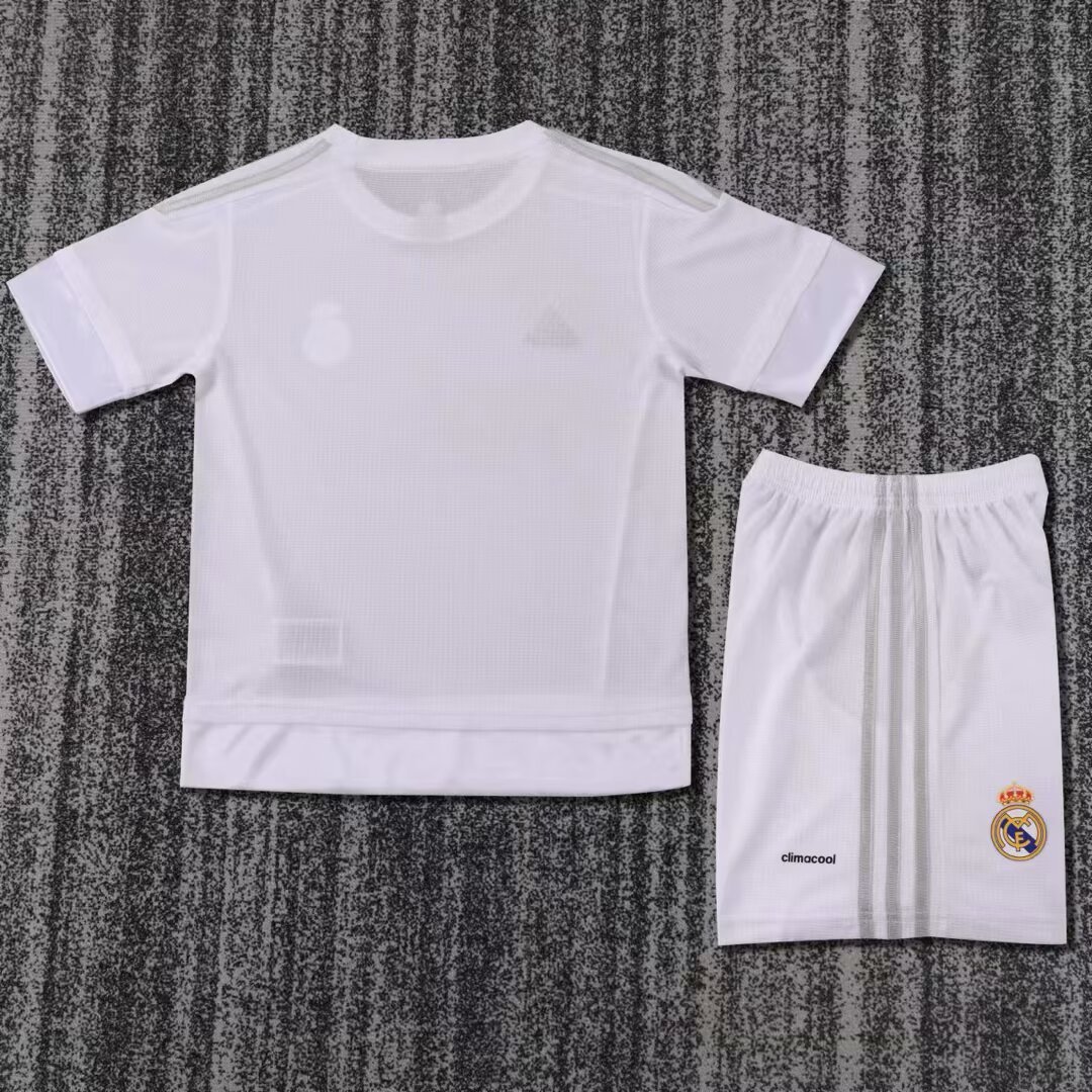 Retro Kids Real Madrid 15/16 Home Jersey