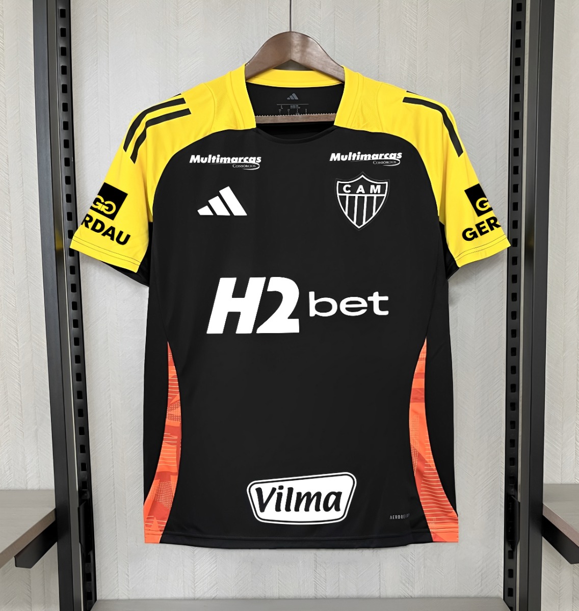 25/26 Atlético Mineiro Training Jersey All Sponsor Black Jersey S-XXXXL