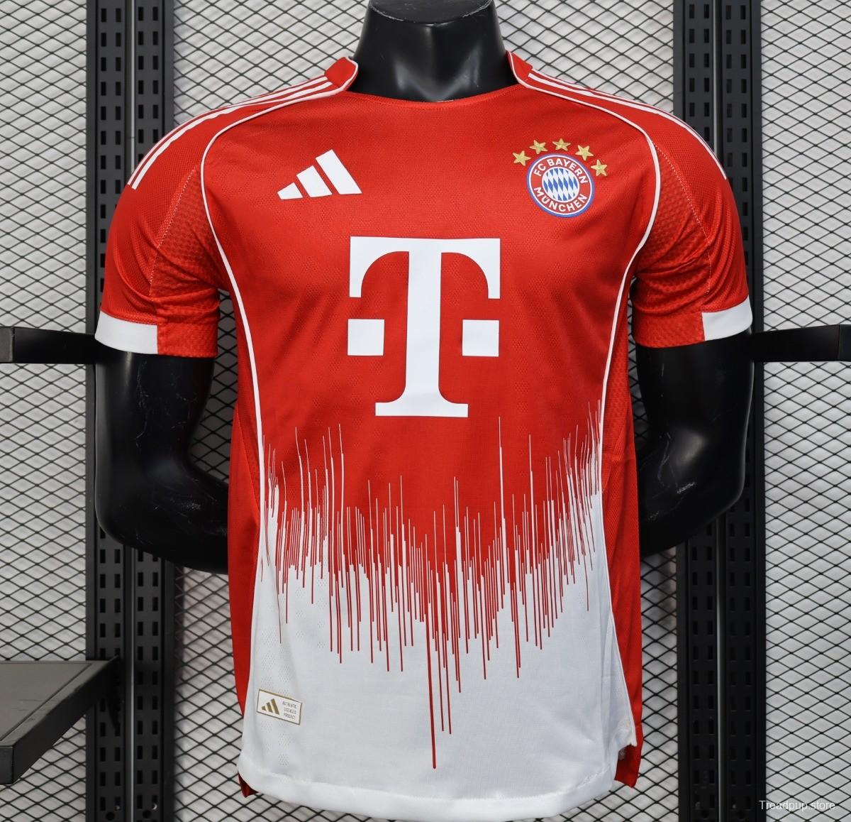 Player Version 25/26 Bayern Munich Home Jersey