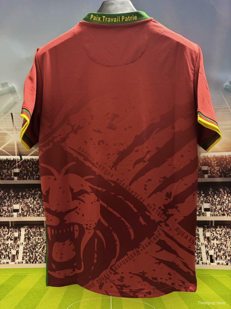 2025 Cameroon Wine Pre-Match Jersey