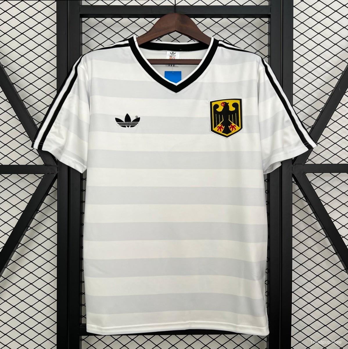 1984 Retro Germany White Jersey