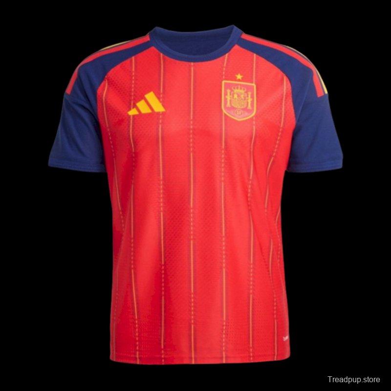 2026 Mens Spain World Cup Home Jersey