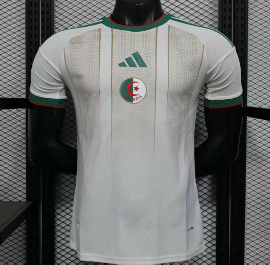 Player Version 2025 Algeria Home White Jersey