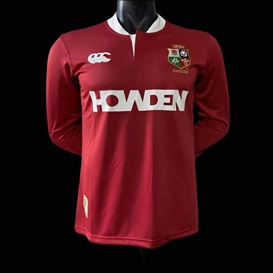 2025 British & Irish Lions Red Long Sleeve Jersey