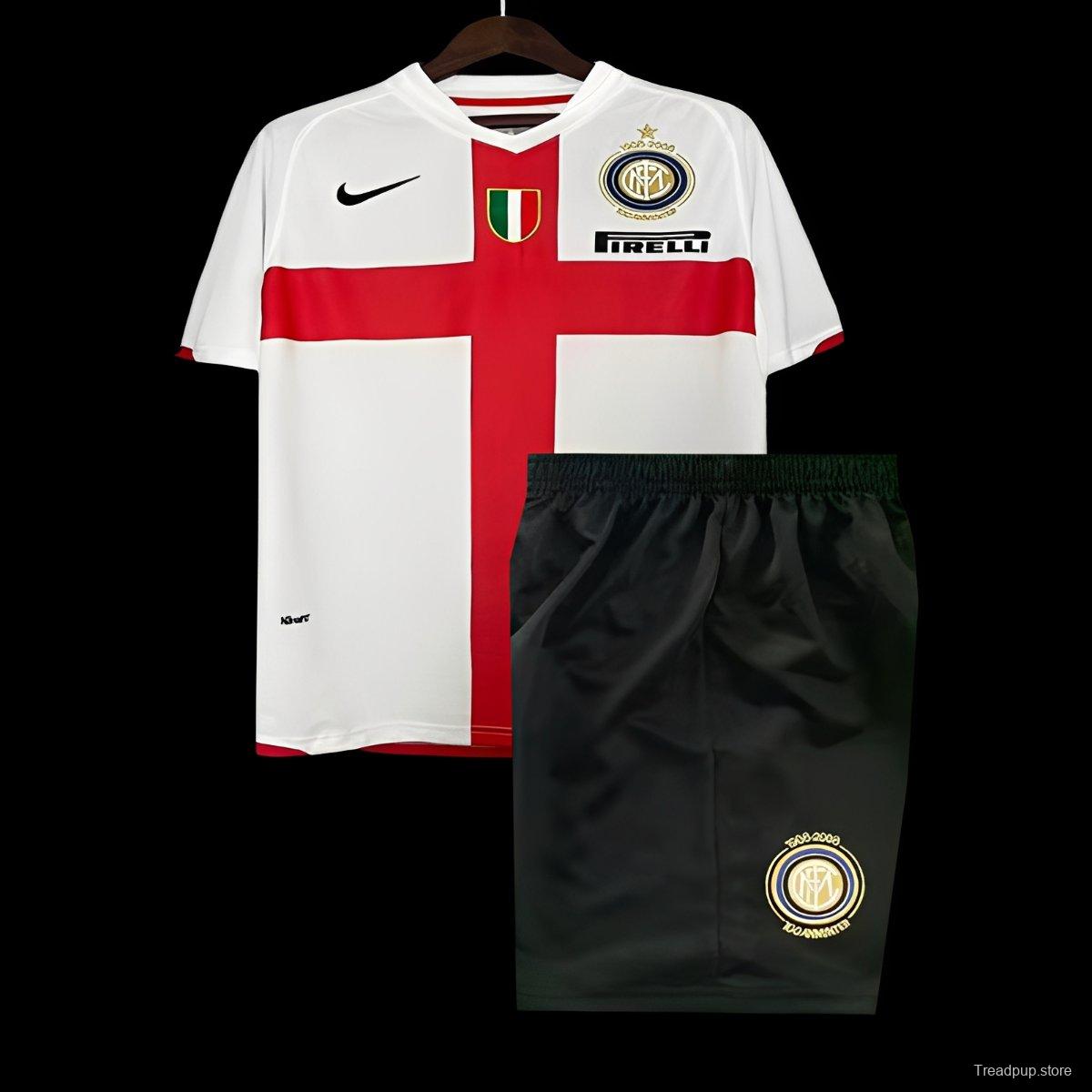 Retro Kids 07/08 Inter Milan Away White Jersey