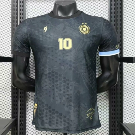 Player Version 2026 Argentina Black with Gold Sun Special Edition Jersey