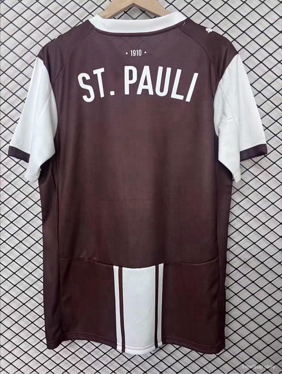 25/26 FC St. Pauli Brown 1970s Remake Special Jersey