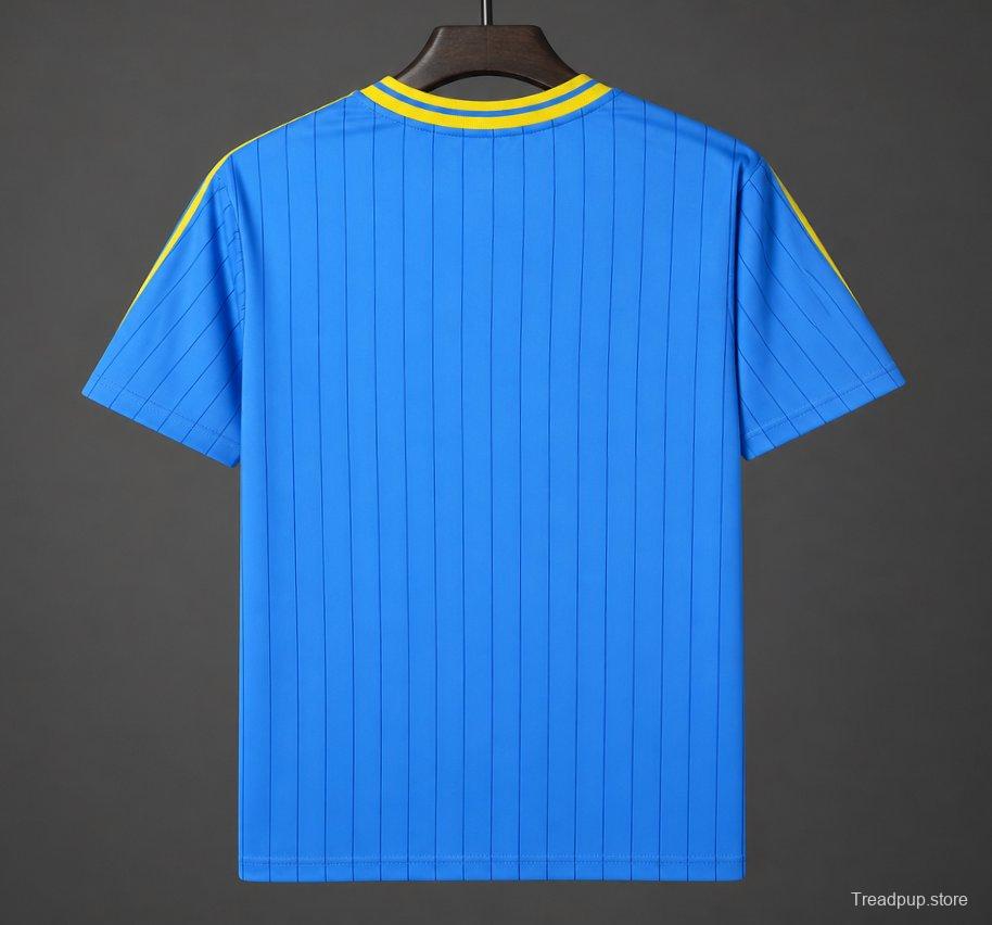 2026 Adidas Originals Colombia Terrace Icons Blue Jersey