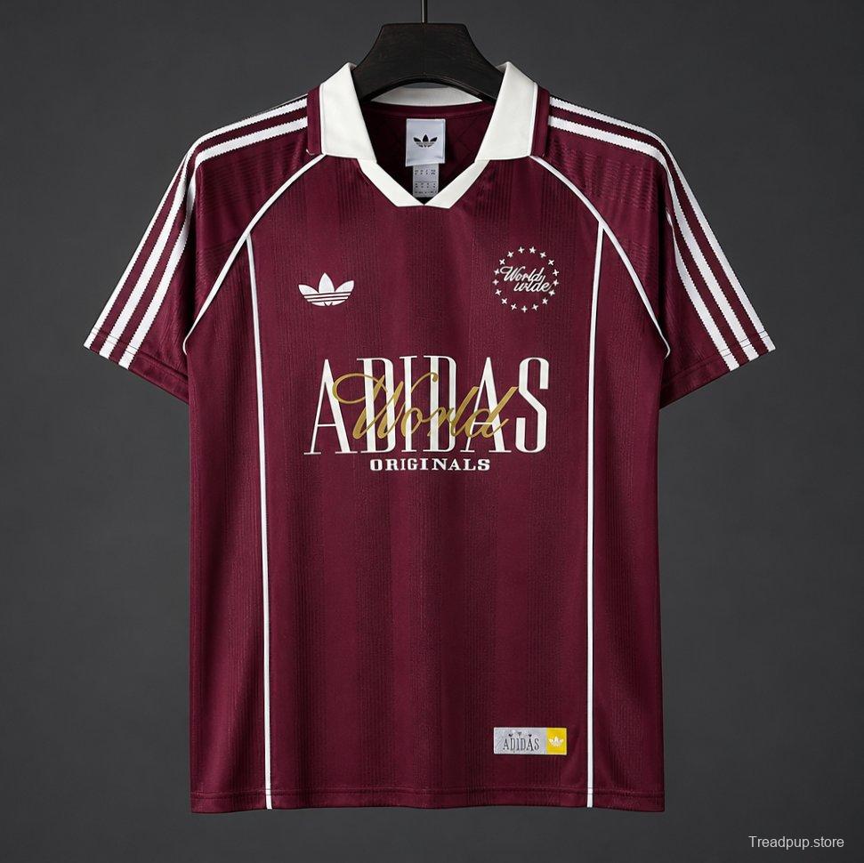 2026 Adidas Originals Worldwide Burgundy Jersey