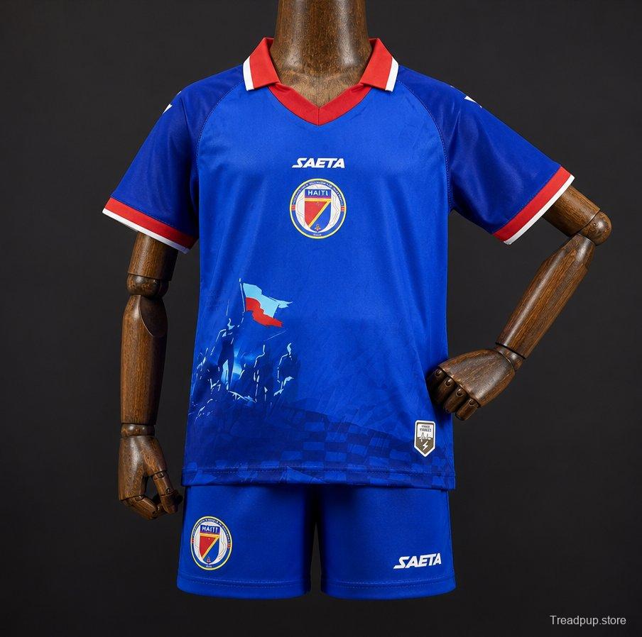 2026 Kids Haiti World Cup Home Jersey